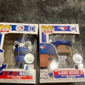 POP! Blue jays mascot and player bundle of 2